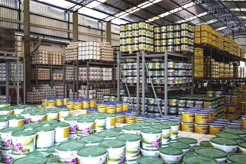 Estoque de tintas Costa Doce